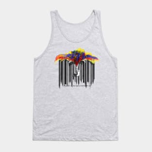 unzip the colour wave Tank Top